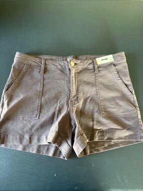 Maurices  High-Waist Utility Shorts with Front Pockets